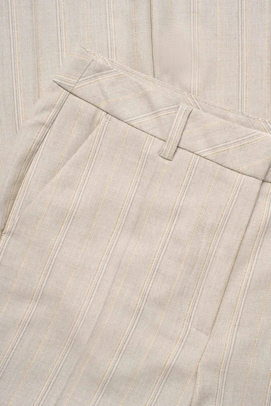 Broek met krijtstreep