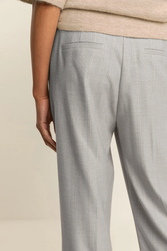 Broek met krijtstreep