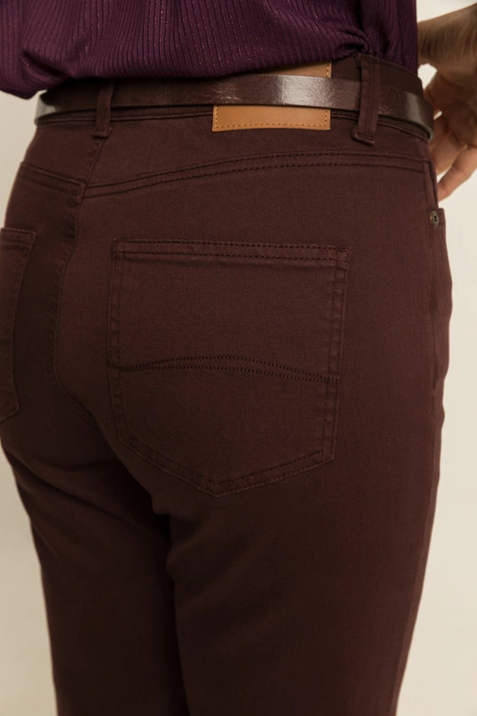 Broek met rechte pasvorm