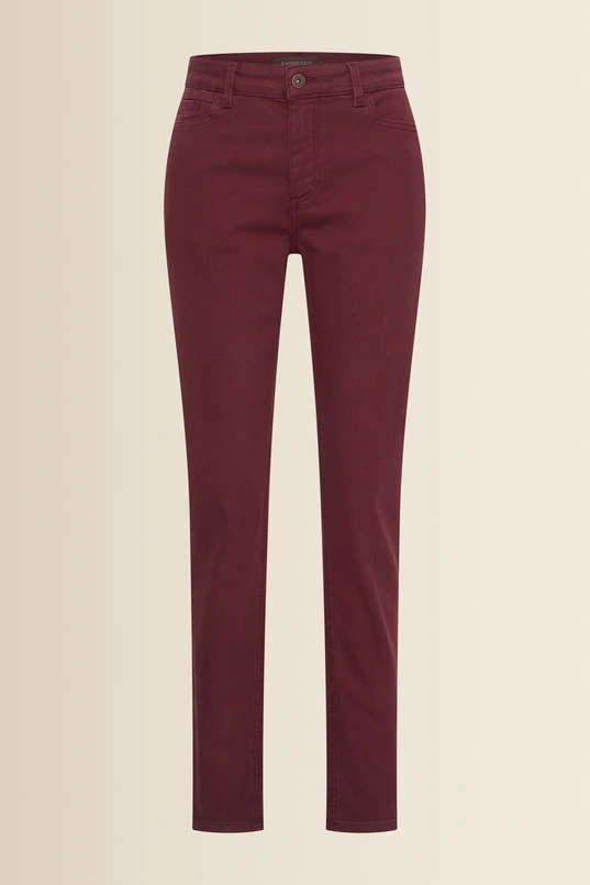 Broek met rechte pasvorm
