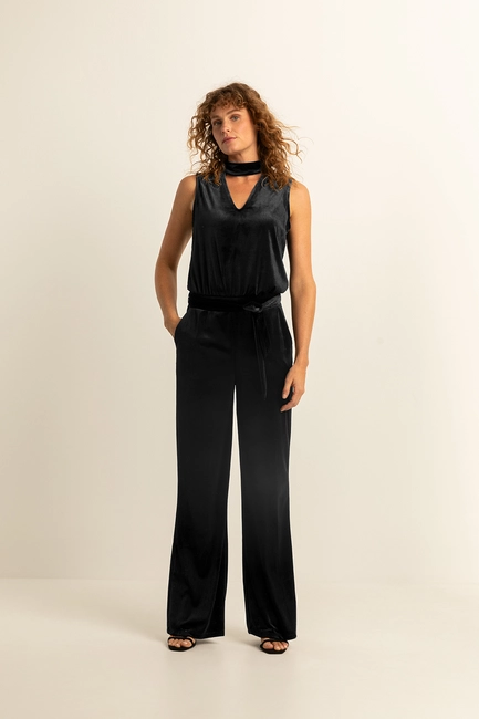 Broekpak met choker