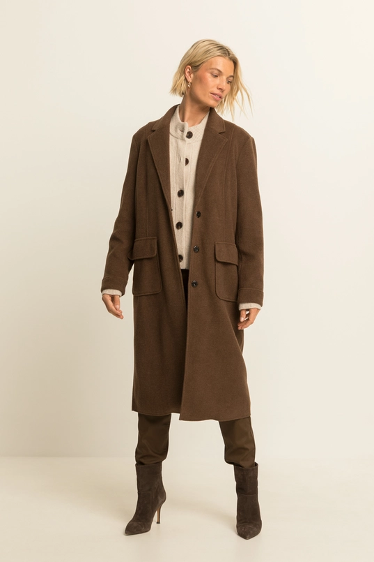 Coat wool look