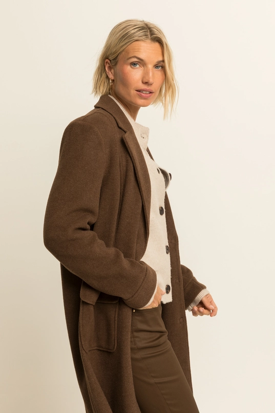 Coat wool look