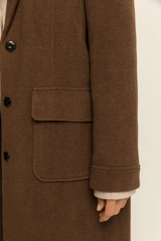 Coat wool look