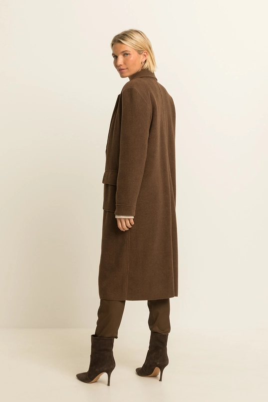 Coat wool look