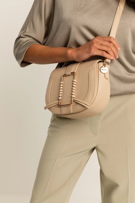 Crossbodytas met gespdetail