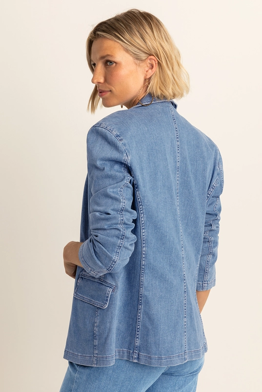 Denim blazer