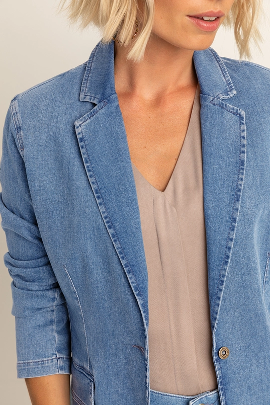 Denim blazer
