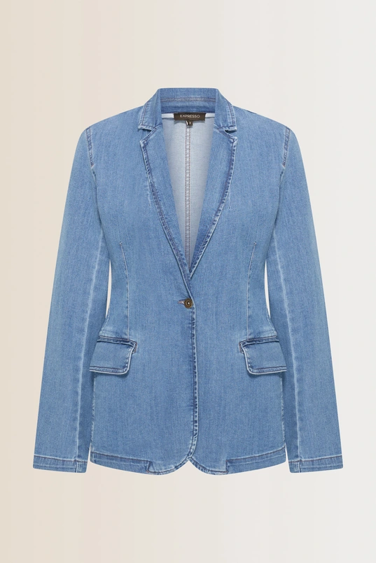 Denim blazer