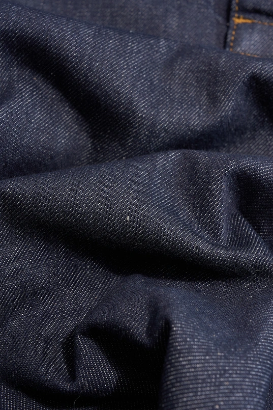 Denim blouse met ceintuur