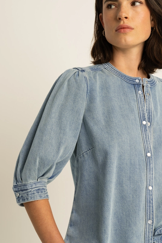 Denim blouse