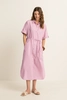 Dress woven long poplin