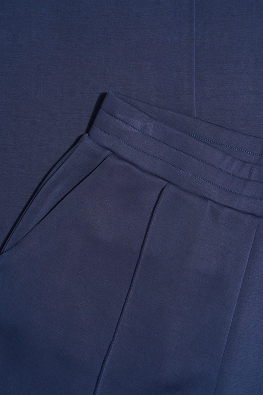 Ease fake cupro pants