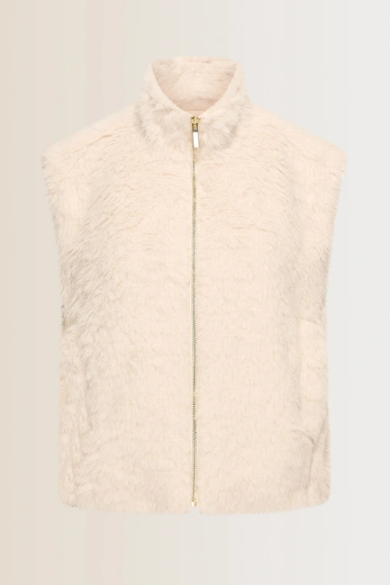 Faux-fur bodywarmer