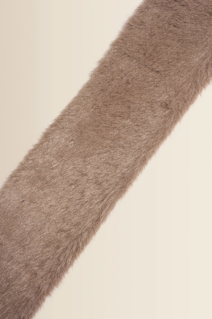 Faux fur shawl