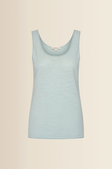 Fijngebreid singlet
