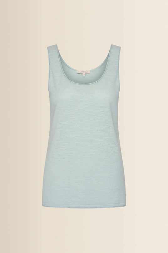 Fijngebreid singlet