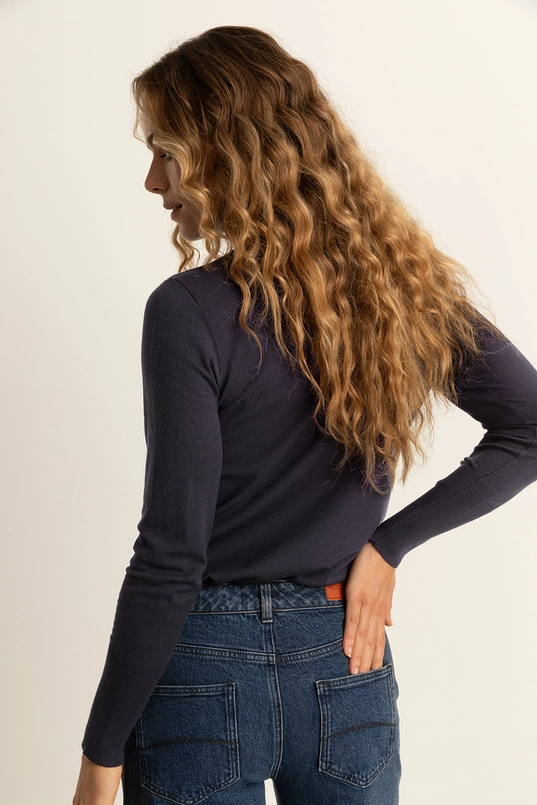 Fijngebreide coltrui