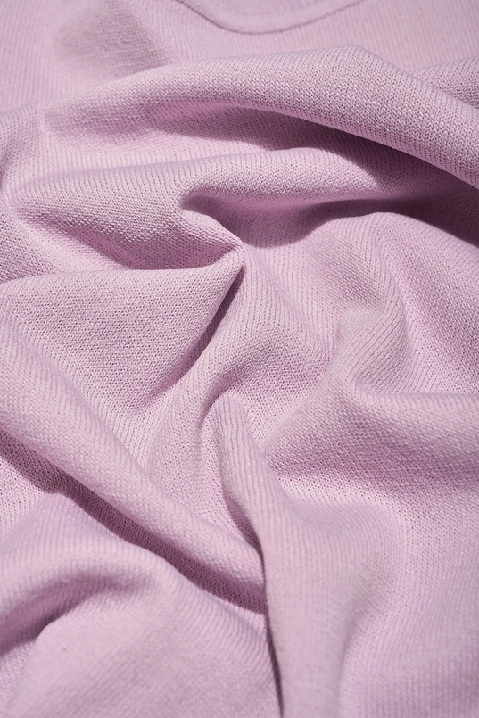 Fijngebreide trui met korte mouwen