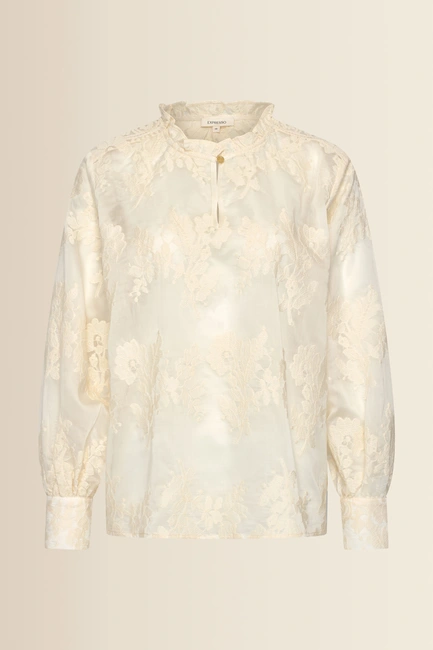 Geborduurde blouse