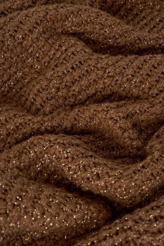 Gebreid vest met knopen