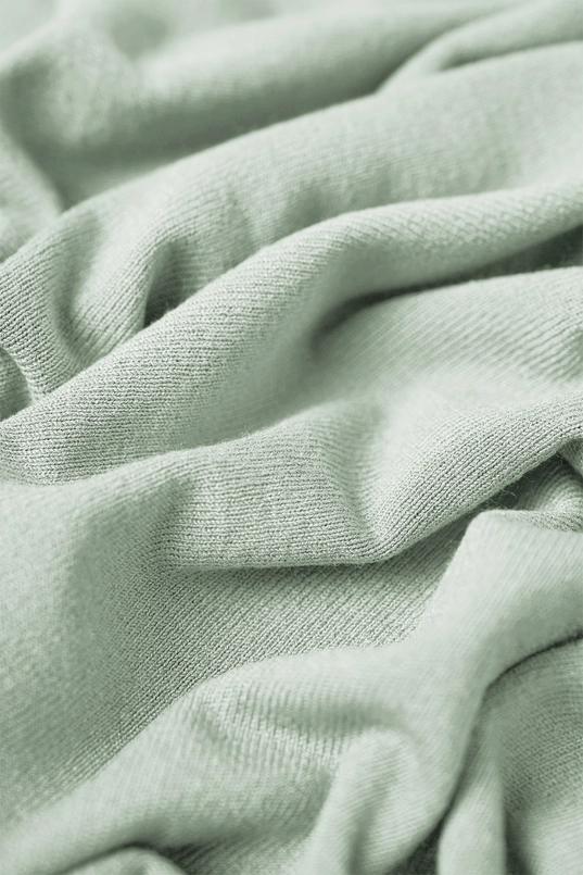 Gebreide spencer met ruchedetails