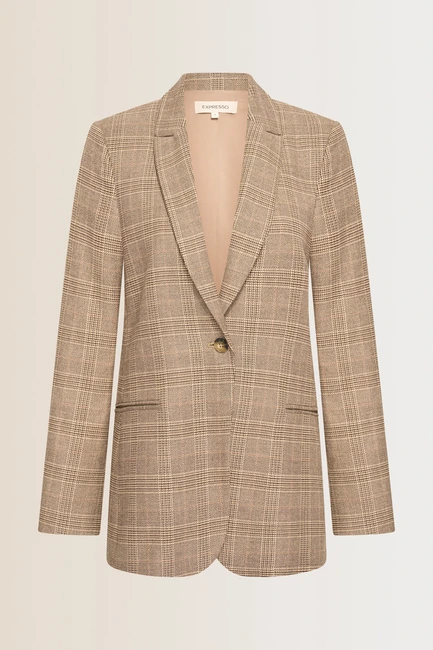 Geruite blazer