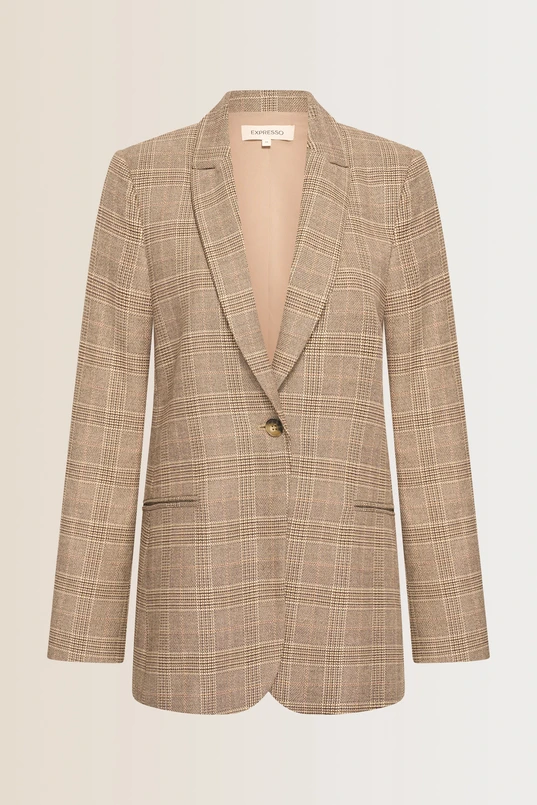 Geruite blazer