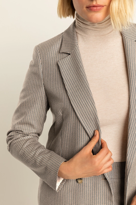 Geruite blazer