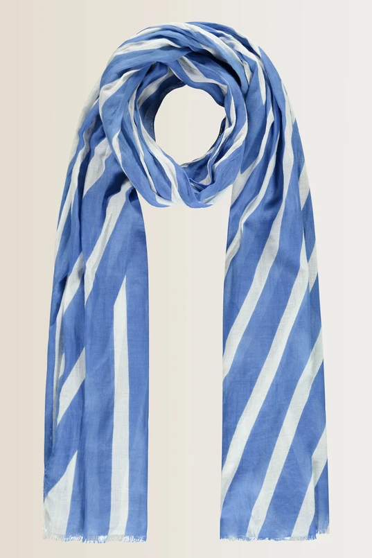 Gestreepte shawl
