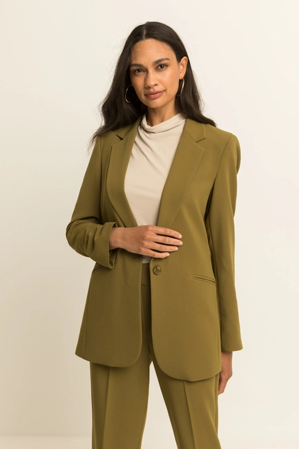 Getailleerde blazer met reverskraag