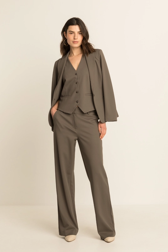 Getailleerde blazer met reverskraag