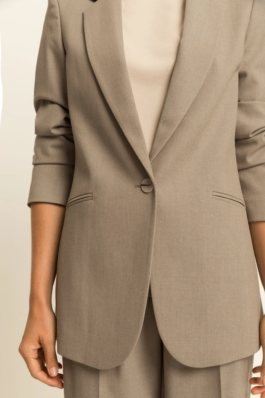 Getailleerde blazer met reverskraag