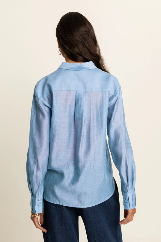Glanzende blouse