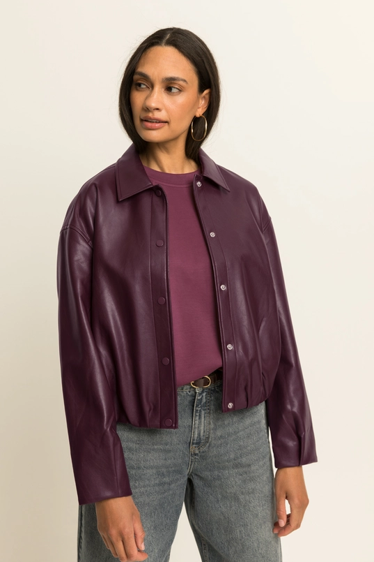 Jacket short pu
