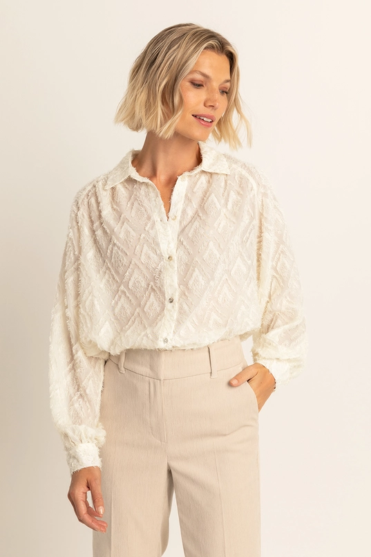 Jacquard blouse