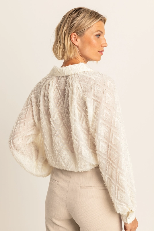 Jacquard blouse