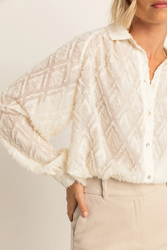 Jacquard blouse