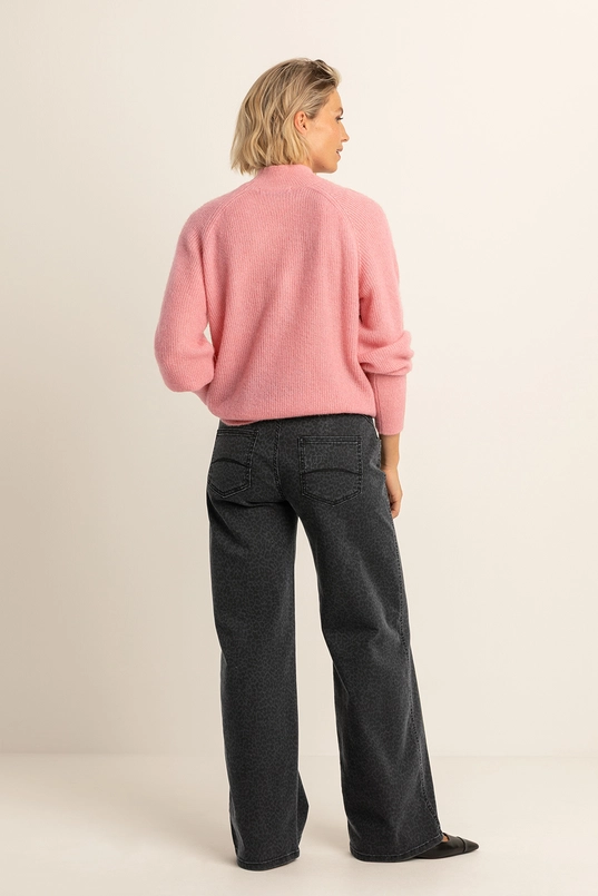 Jeans met luipaardprint