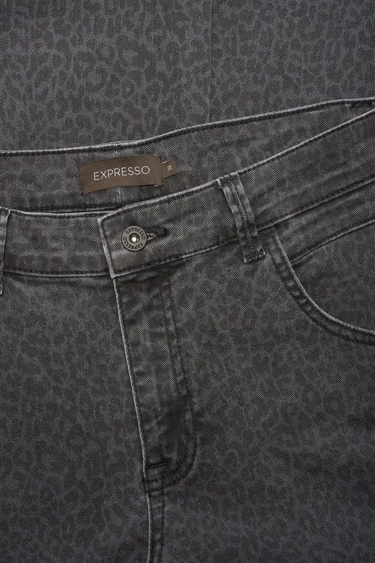 Jeans met luipaardprint