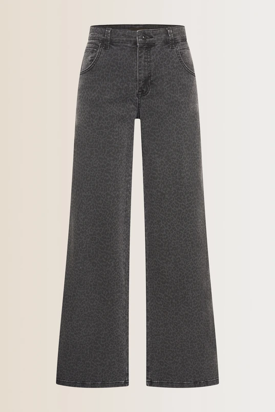 Jeans met luipaardprint
