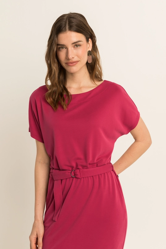 Jersey midi-jurk