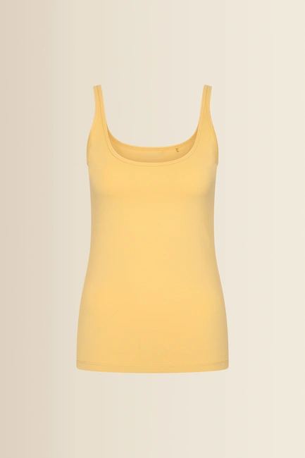 Jersey singlet met ronde hals
