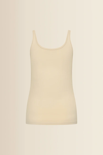 Jersey singlet met ronde hals