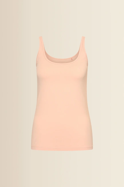 Jersey singlet met ronde hals