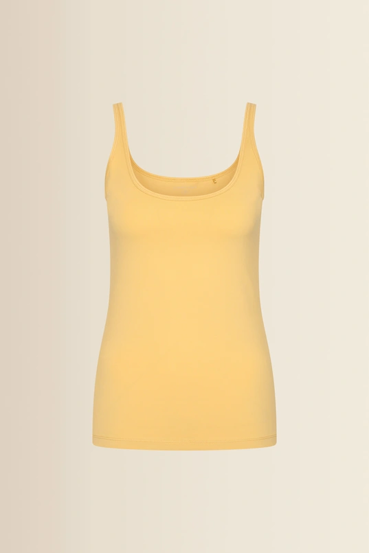 Jersey singlet met ronde hals