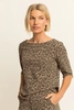 Jersey top met dessin