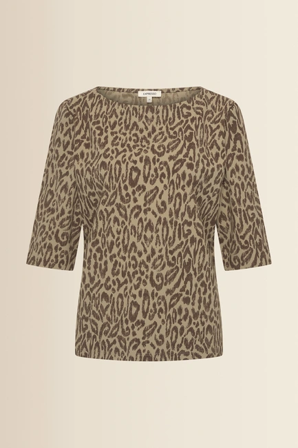 Jersey top met dessin