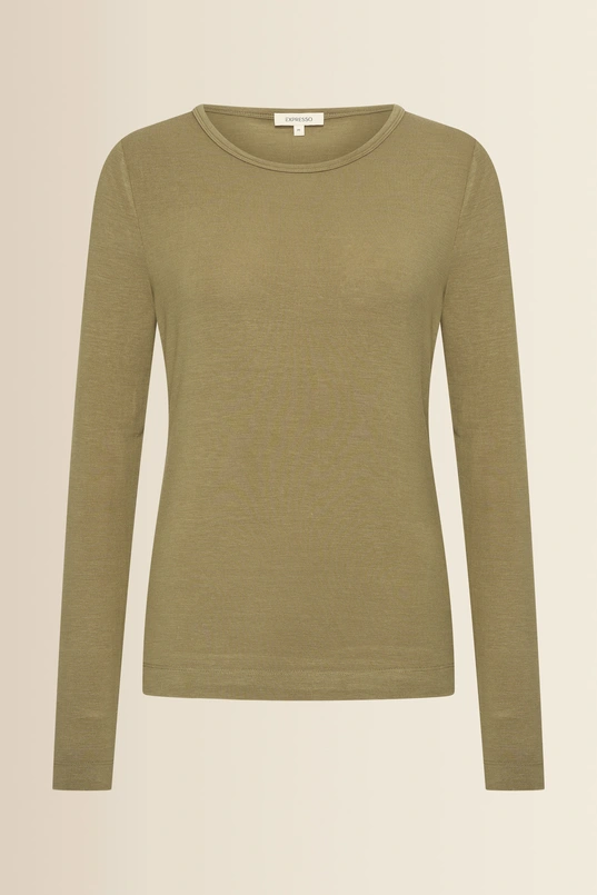 Jersey top met lange mouwen