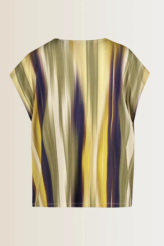 Jersey top met print